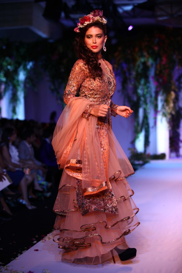 India Bridal Fashion Week Delhi 2013 - Model seen in Falguni & Shane's Collection_1