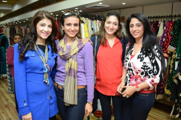 Extreme left: Mallika Jain, Promoter of Jainsons Gallery, New Delhi