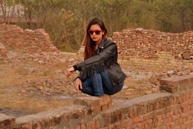 kintyish.com_topshop on jabong fringe leather jacket_biker jacket_2