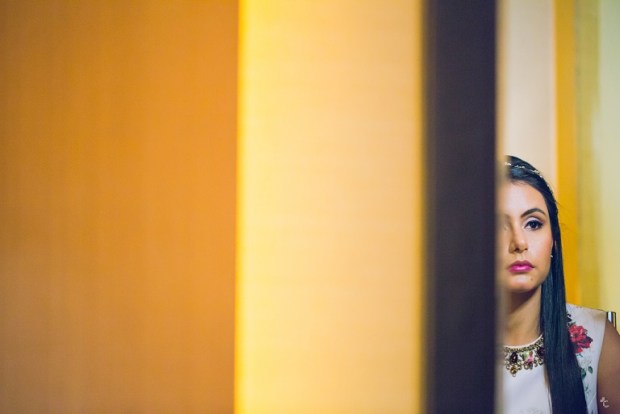 indian fashion blogger himanshi mukhija kintyish wedding gown reception outfit tiara princess gown_5