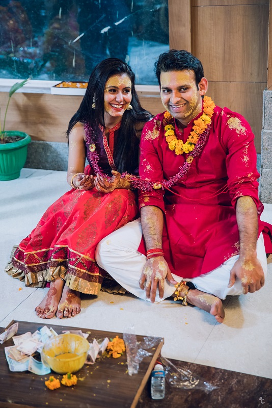 kintyish.com_haldi outfit for the bride &amp; the groom wedding_anumanshiwedding_indian wedding_3